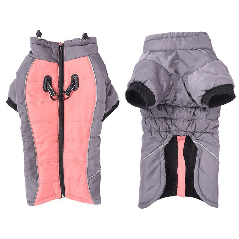 Warm Waterproof Reflective Cotton Jacket Pet Clothing Apparel