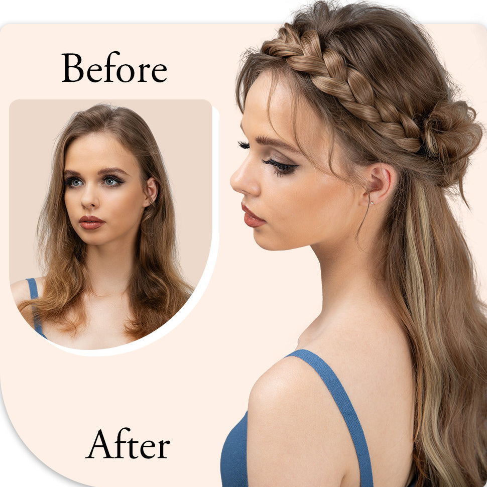 Fishbone Three Strand Braids Hair Braid Headband Hair Extensions Wholesale