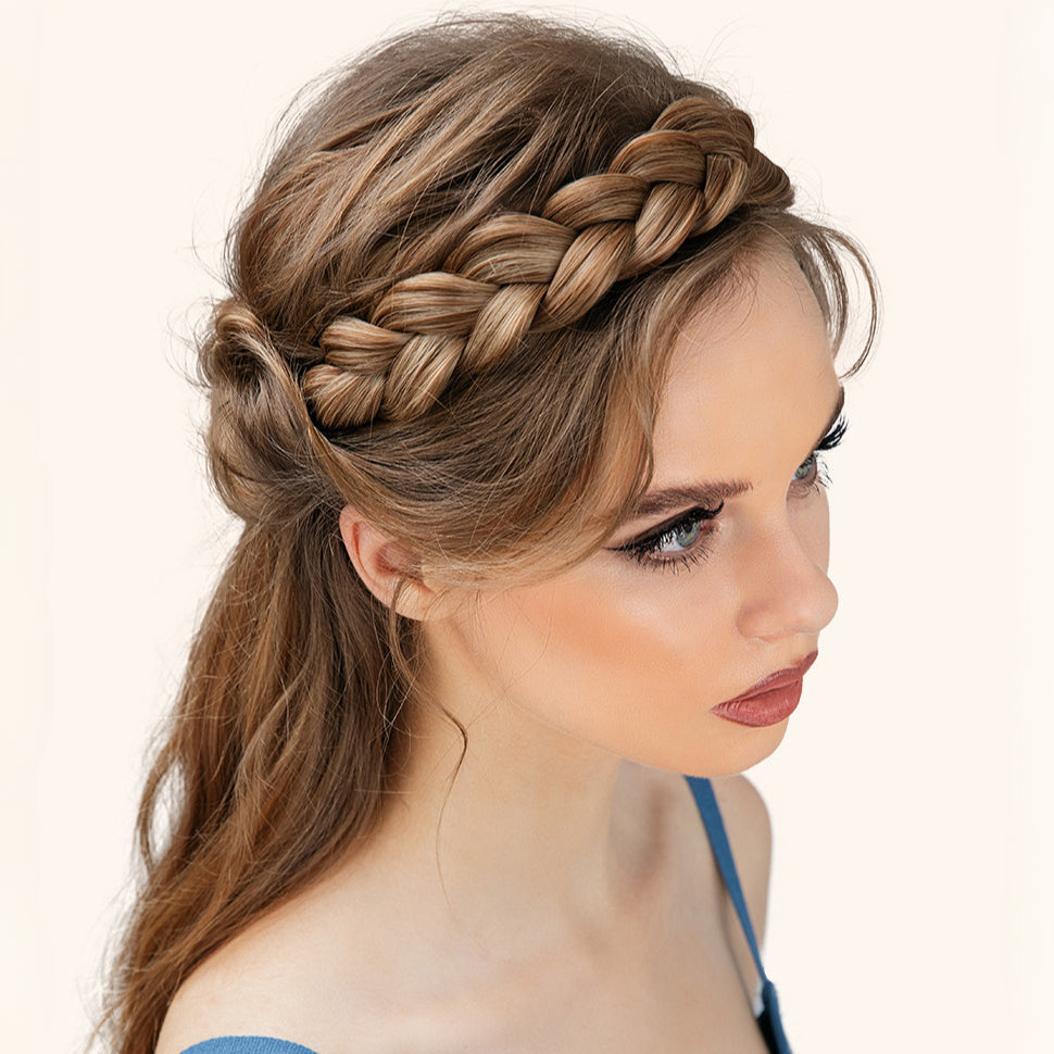 Fishbone Three Strand Braids Hair Braid Headband Hair Extensions Wholesale