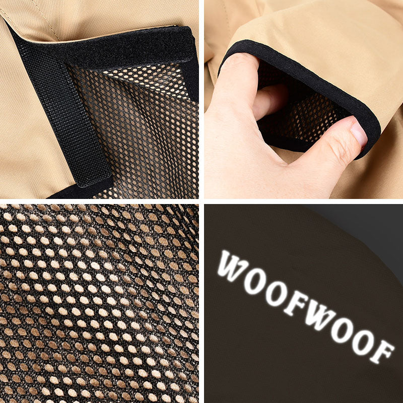 Reflective Strap Windproof Warm Waterproof Pet Raincoat Apparel