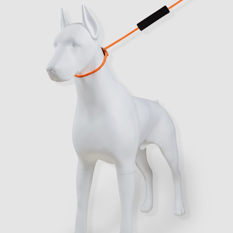 Diving Fabric Handle Reflective No-Pull Pet Training P-type Leash