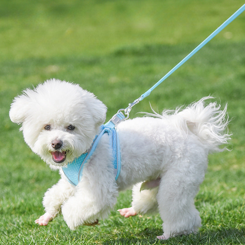 Breathable Mesh Series Reflective Vest Pet Dog Harness Leash Set