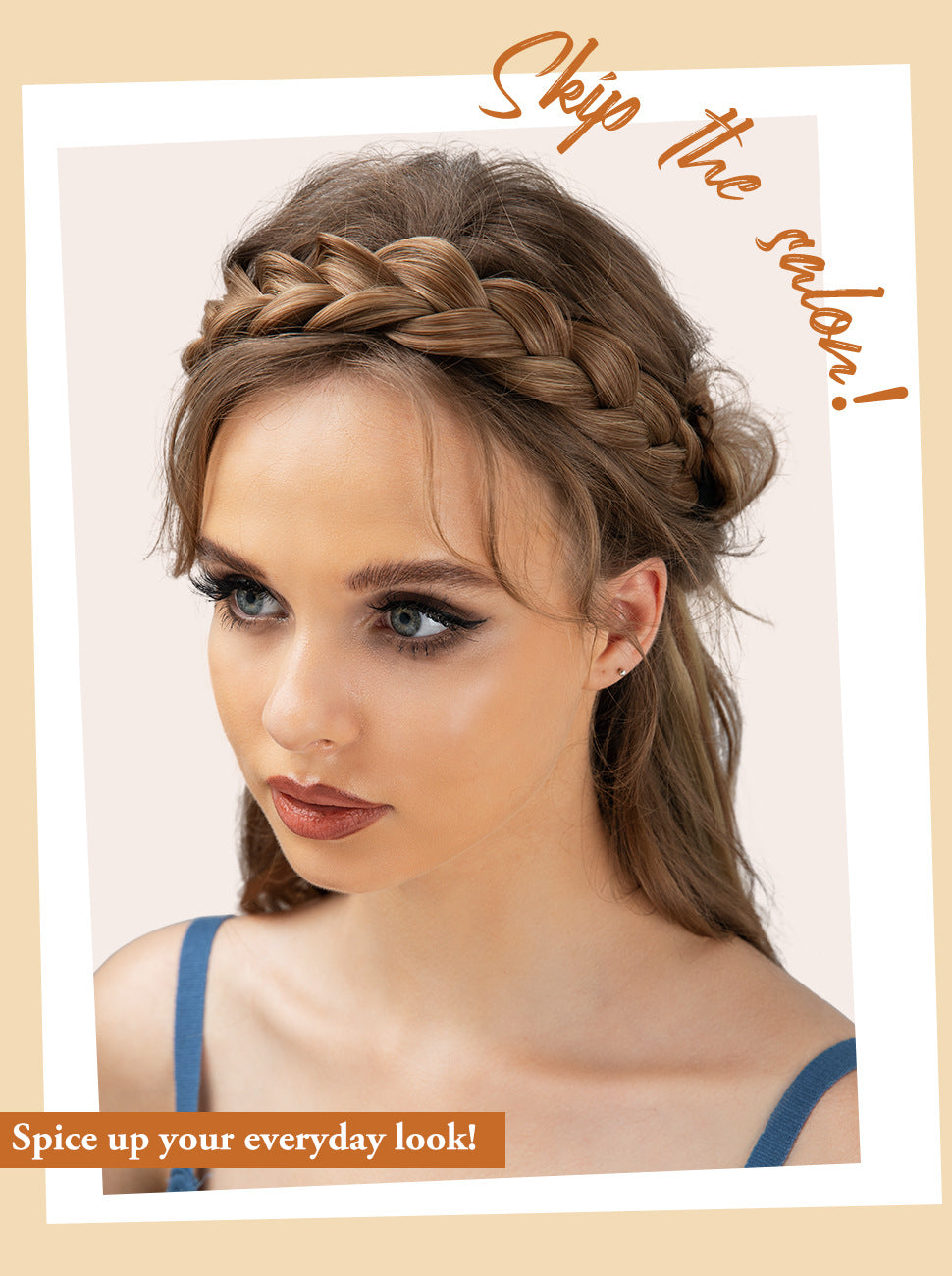 Fishbone Three Strand Braids Hair Braid Headband Hair Extensions Wholesale