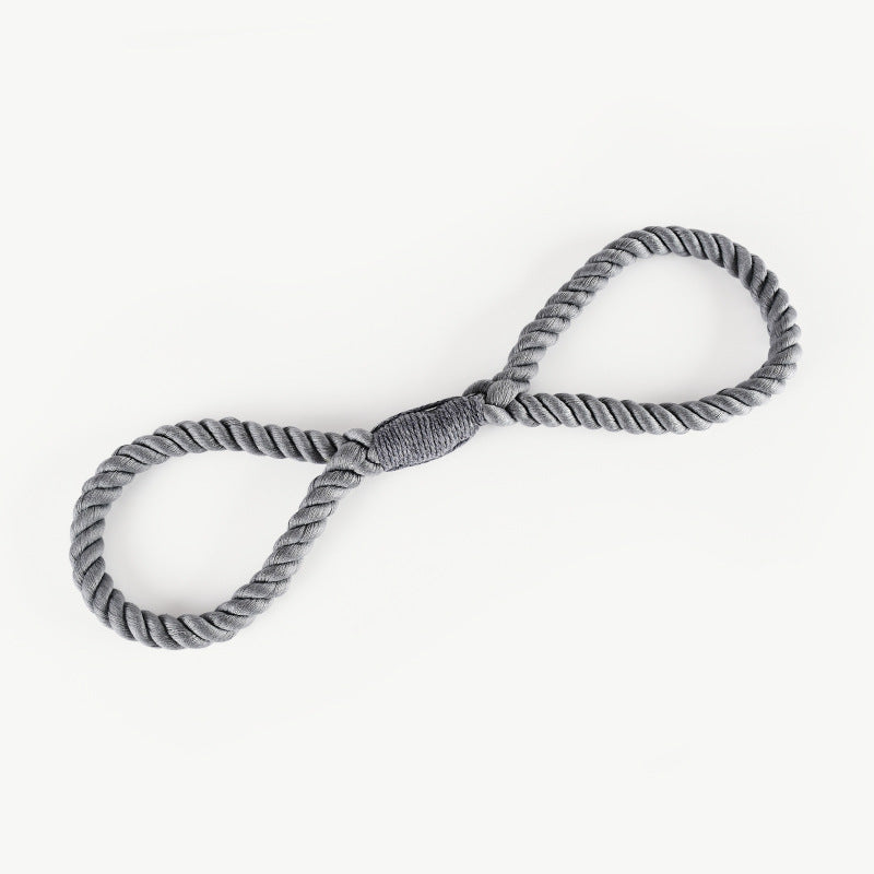 Woven Eco Cotton Nautical Knot Interactive Training Pet Chew Toy