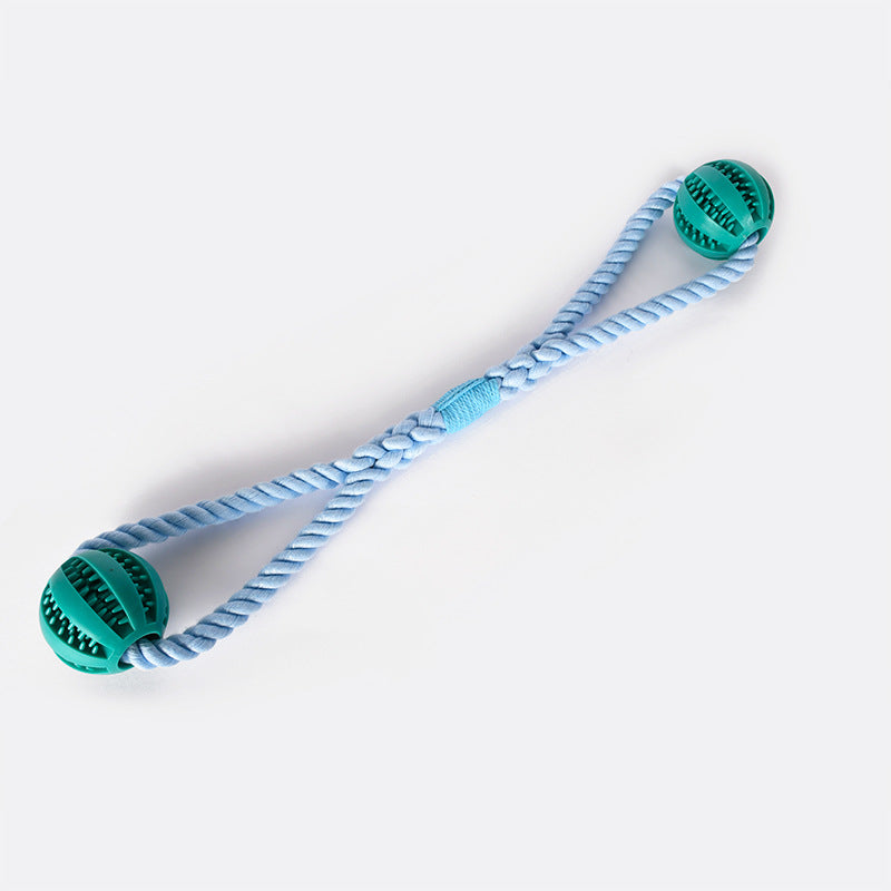 Cleaning Teeth Leaking Food Round Ball Cotton Pet Chew Toy