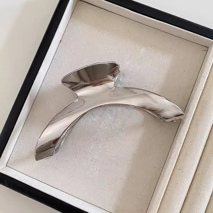 Simple Curved Alloy Grab Clip New Hair Claw Hair Accessories Wholesale