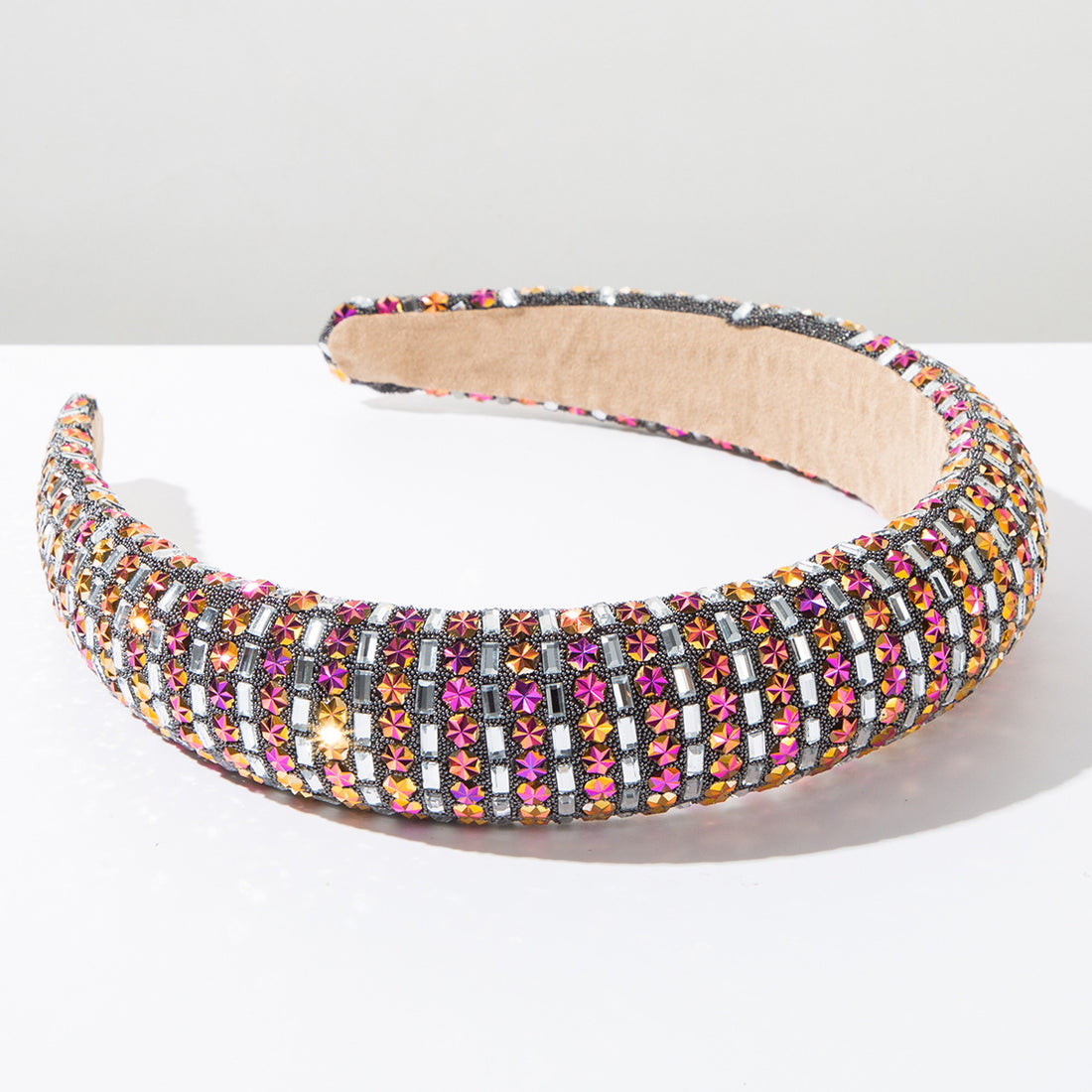 Sparkling Rhinestone Glass Diamond Baroque Headband Hair Accessories Wholesale