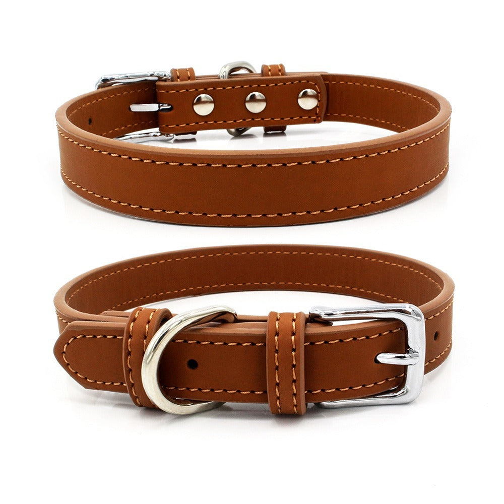 Fashion Multicolor PU Leather Adjustable Belt Pet Dog Cat Collar