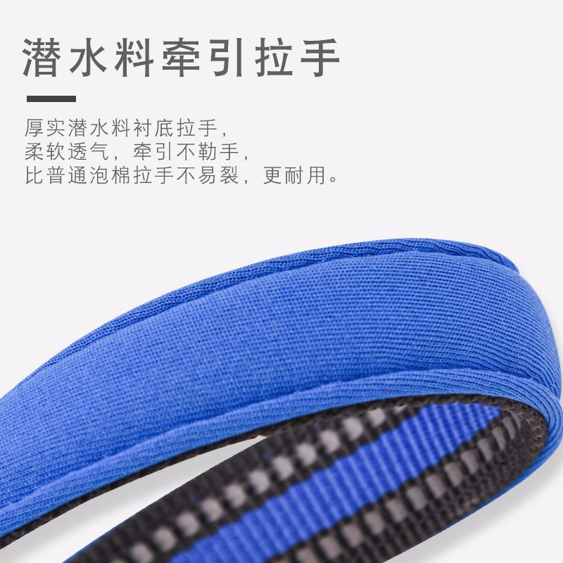 Diving Fabric Handle Reflective No-Pull Pet Training P-type Leash