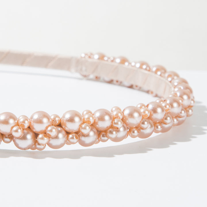 Hand Wrapped Pearl Lady Exquisite Headband Hair Accessories Wholesale
