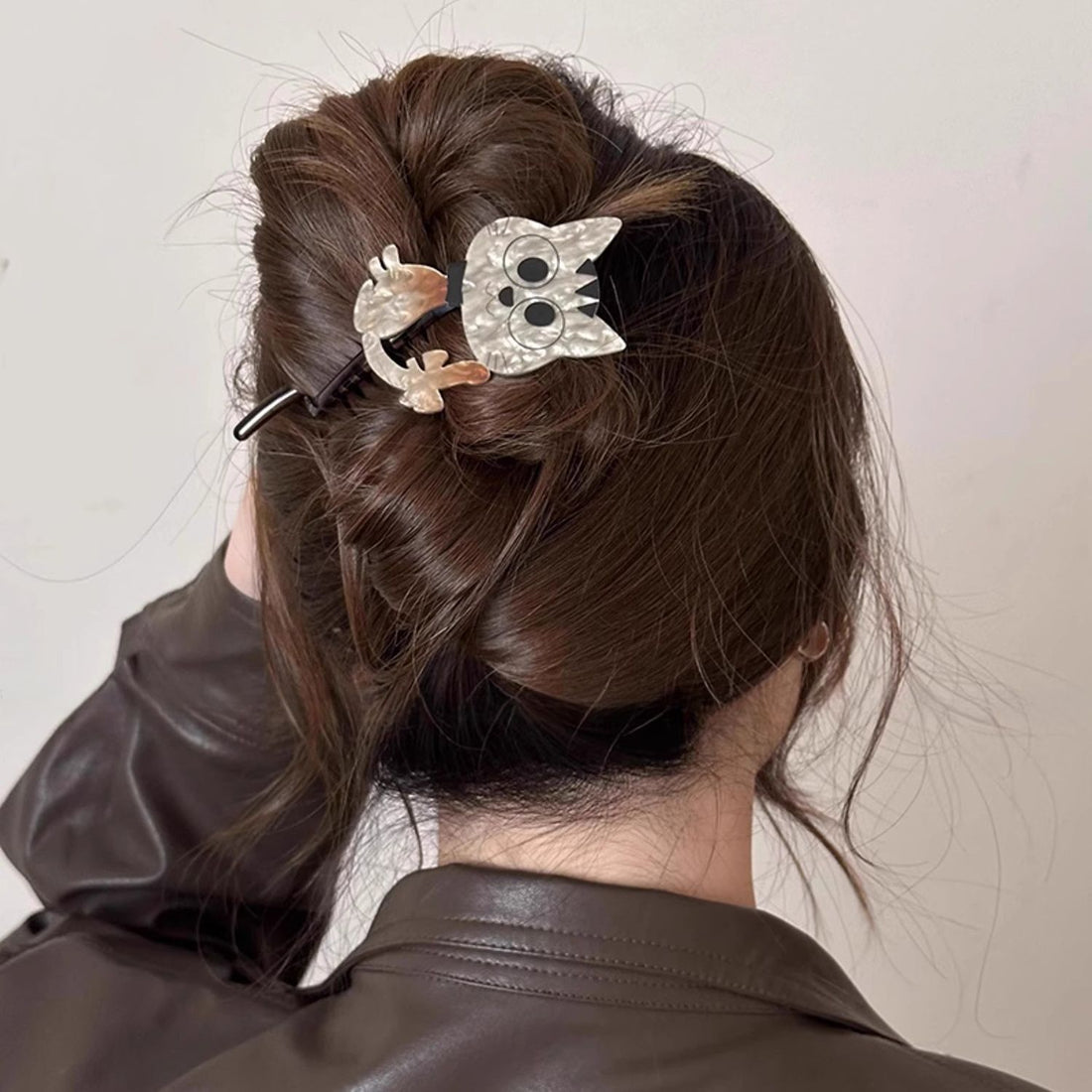 Cute Kitten Resin Hair Twist Clip Hair Clip Hair Accessories Wholesale