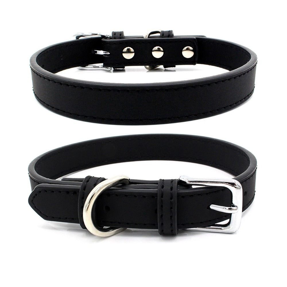 Fashion Multicolor PU Leather Adjustable Belt Pet Dog Cat Collar