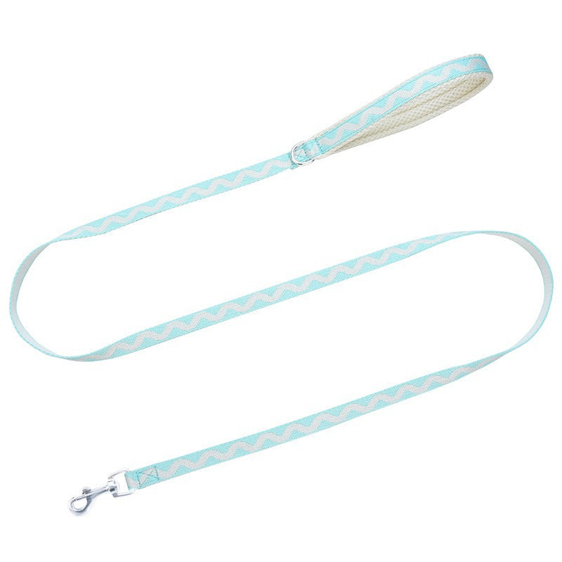 Breathable Mesh Leather Shock Absorption Vest Pet Dog Harness