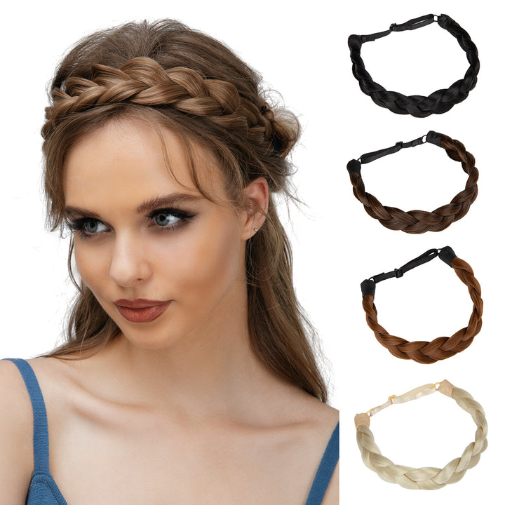 Fishbone Three Strand Braids Hair Braid Headband Hair Extensions Wholesale
