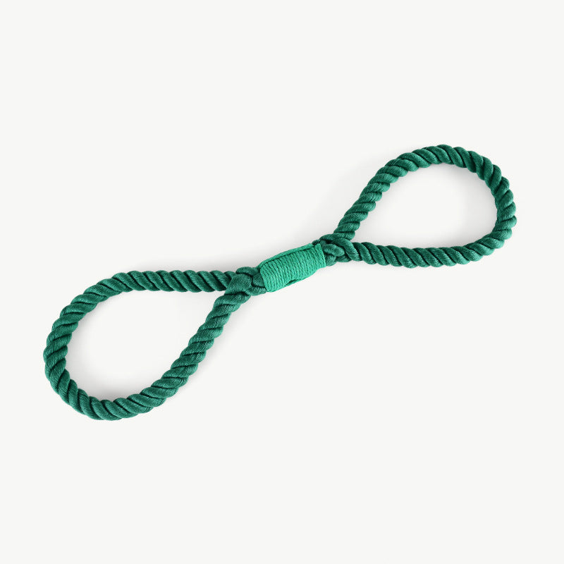 Woven Eco Cotton Nautical Knot Interactive Training Pet Chew Toy