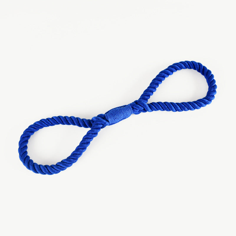 Woven Eco Cotton Nautical Knot Interactive Training Pet Chew Toy