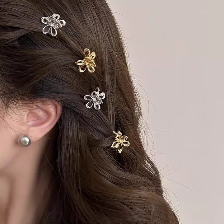 Delicate Alloy Flower Cute Mini Bangs Hair Clip Hair Accessories Wholesale