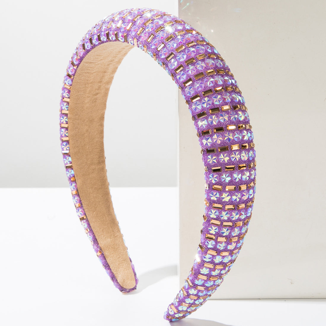 Sparkling Rhinestone Glass Diamond Baroque Headband Hair Accessories Wholesale