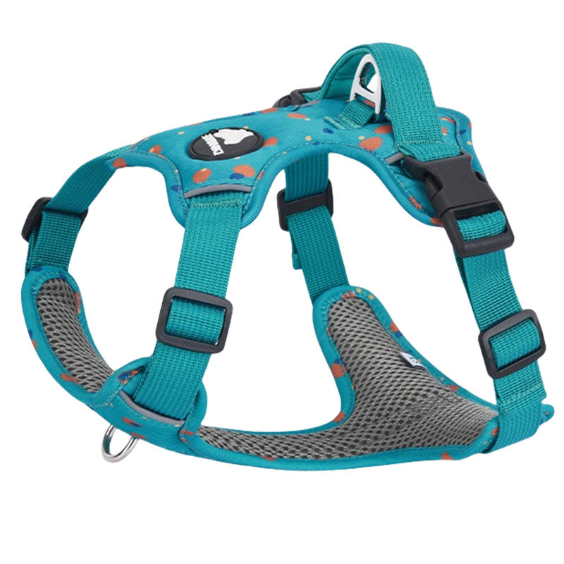 Back Straps Reflective Vest Adjustable Anti-Choke Pet Dog Harness