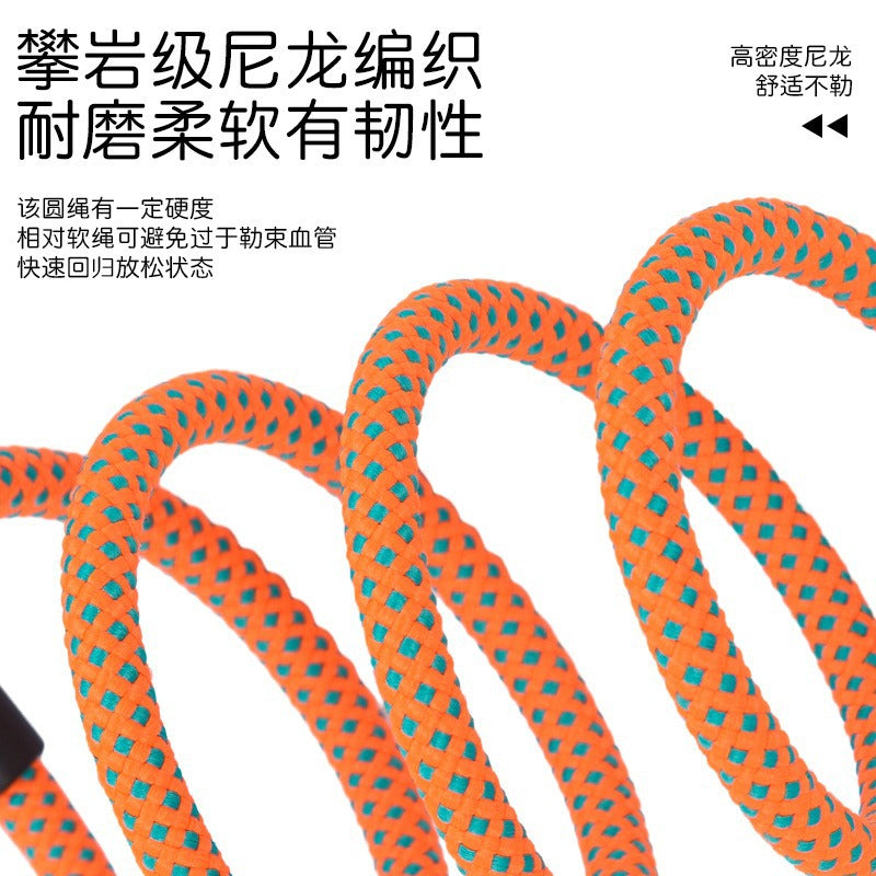 Nylon Professional Competition P-type Leash‌ with Poop Bag Carrier