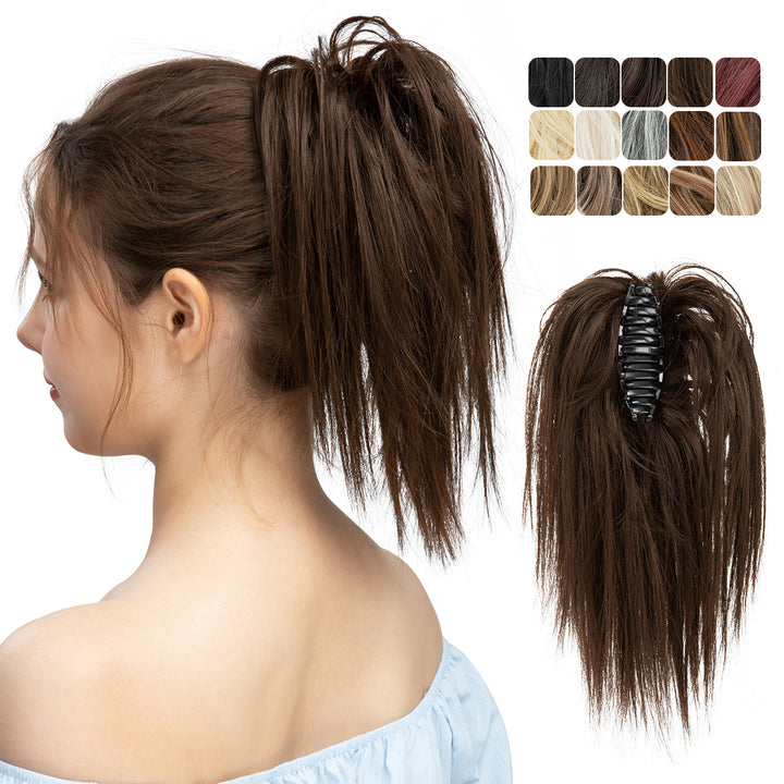 High Temperature Silk Beard Wigs Claw Ponytail Hair Extensions Wholesale