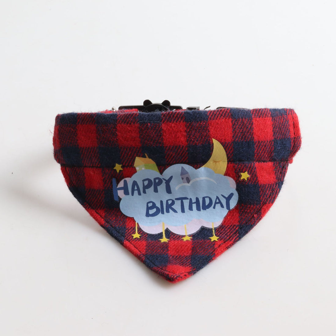 Birthday Party Cake Triangle Towel Saliva Bib Bow Pet Collar