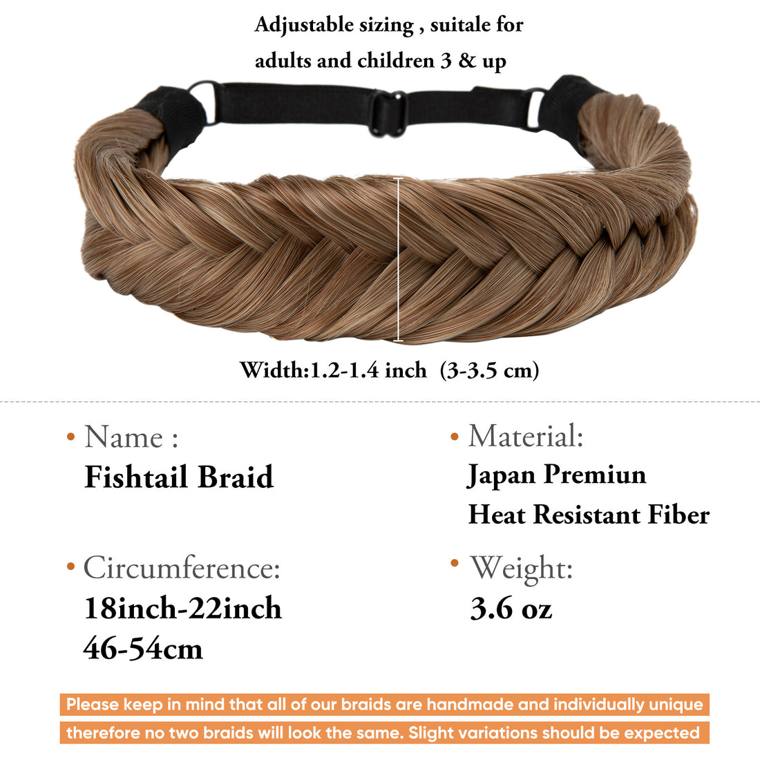 Fishbone Three Strand Braids Hair Braid Headband Hair Extensions Wholesale