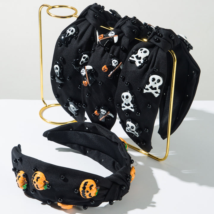 Ghost Pumpkin Ornaments Halloween Headband Hair Accessories Wholesale