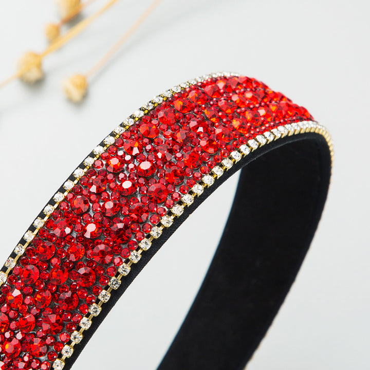 Colorfull Luxury Rhinestone Non-slip Headband Hair Accessories Wholesale