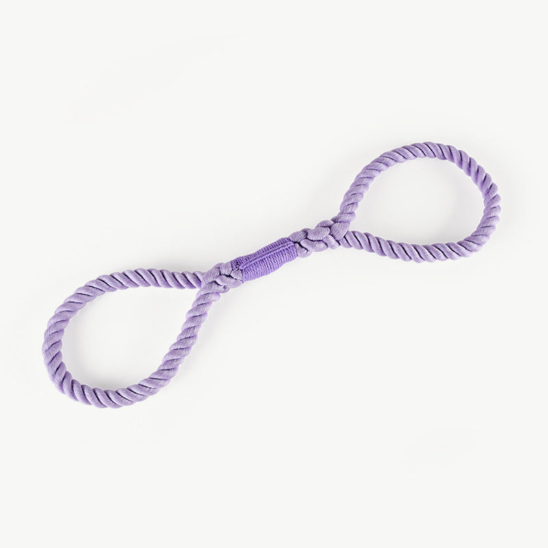 Woven Eco Cotton Nautical Knot Interactive Training Pet Chew Toy