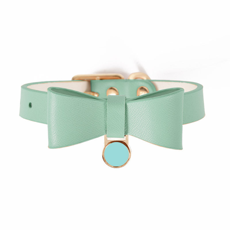 Waterproof Soft Leather Comfortable Fit Pet Cat Harness Leash Set