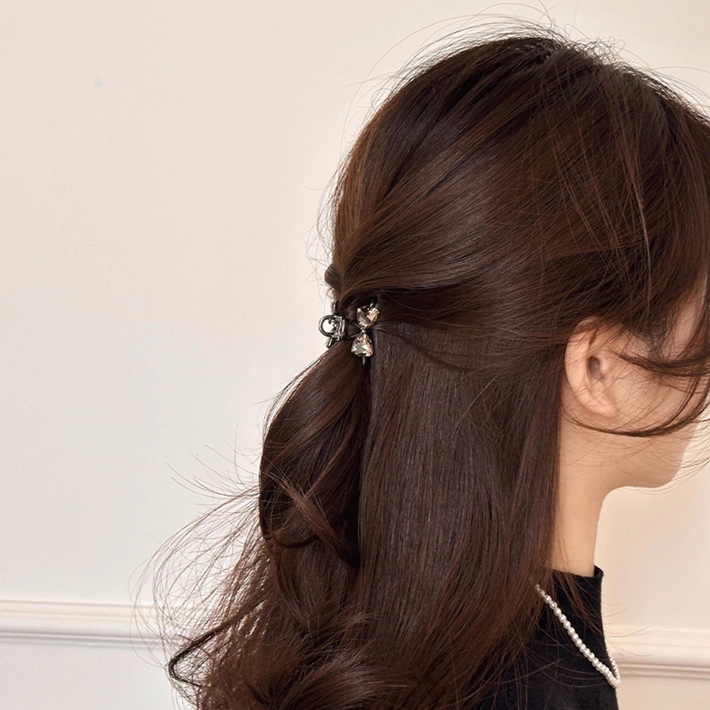 Delicate Rhinestone Bow Bangs Clip New Hair Claw Hair Accessories Wholesale