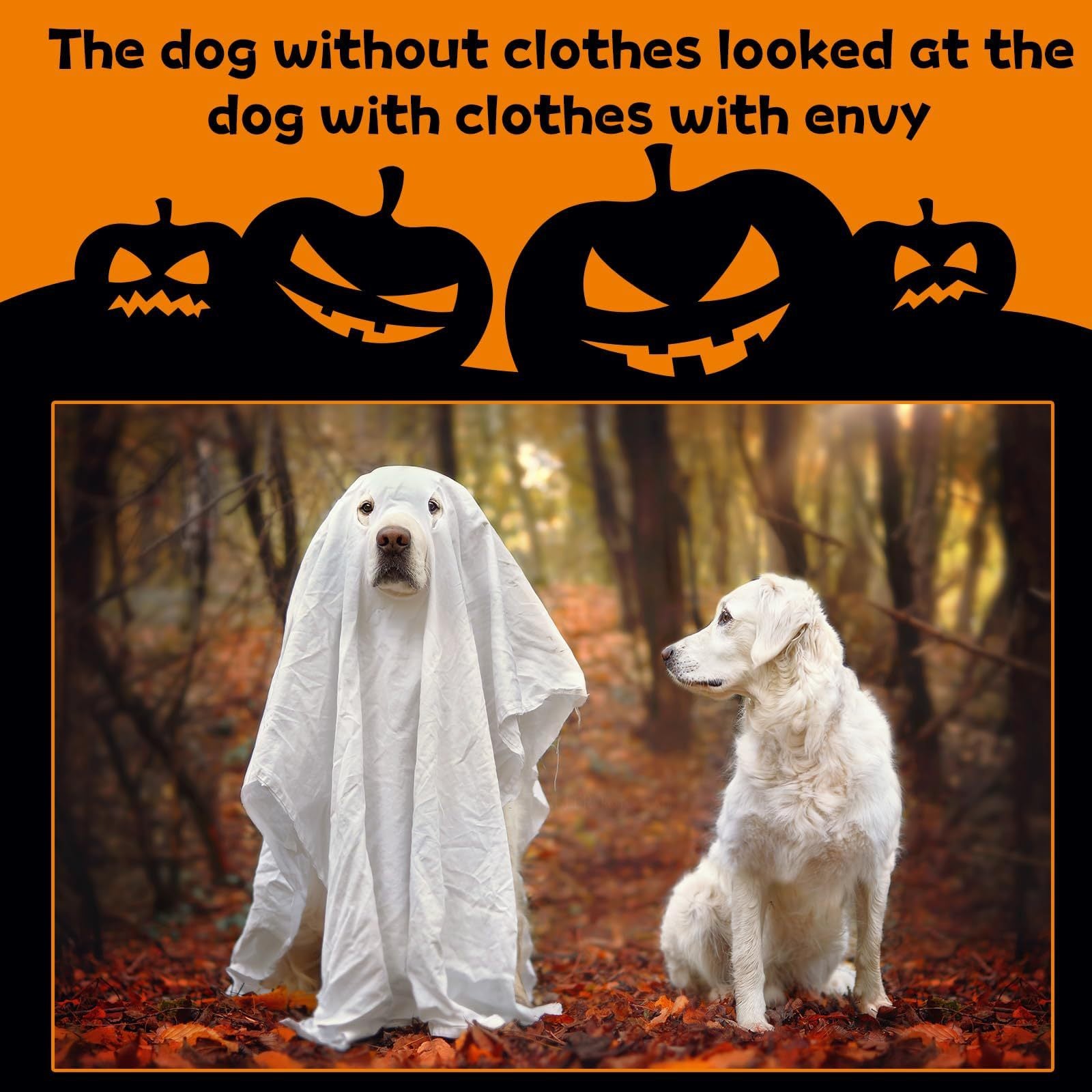Halloween Party Ghost Costume Props Pet Clothing Cape Apparel