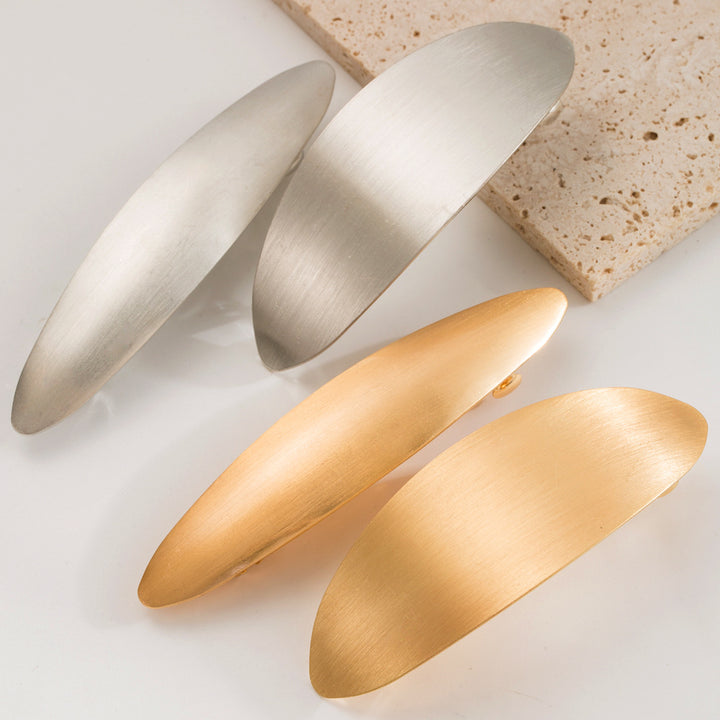 Alloy Brushed Shuttle Spring Ponytail Hair Clip Hair Accessories Wholesale