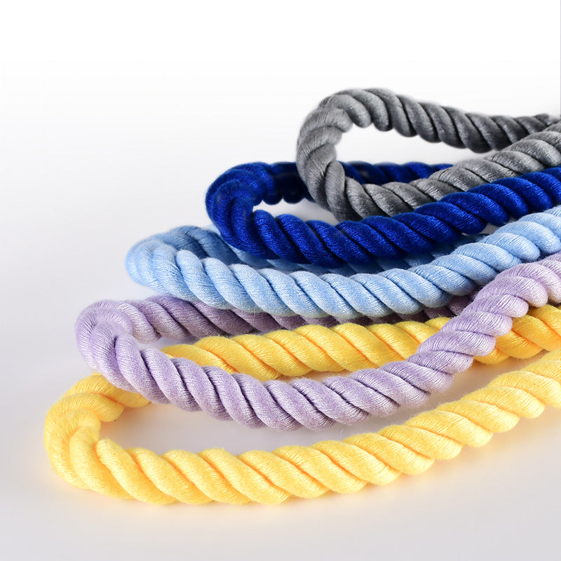 Woven Eco Cotton Nautical Knot Interactive Training Pet Chew Toy