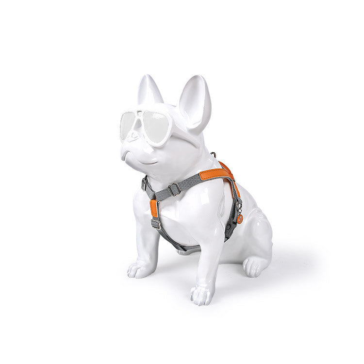 Comfortable Fit Nylon Leather No Choking Pet Harness Leash Set