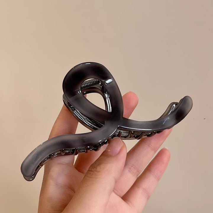 Acetate Alloy Strip Wave Grab Clip Updo Hair Claw Hair Accessories Wholesale