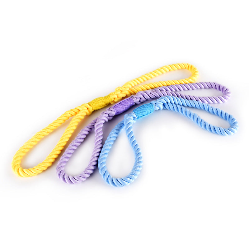 Woven Eco Cotton Nautical Knot Interactive Training Pet Chew Toy