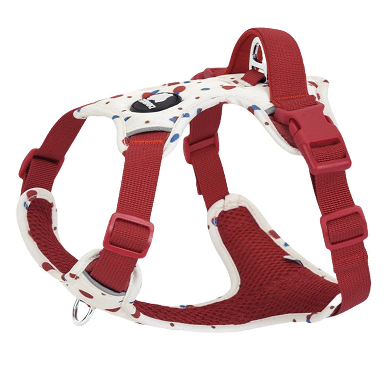 Back Straps Reflective Vest Adjustable Anti-Choke Pet Dog Harness