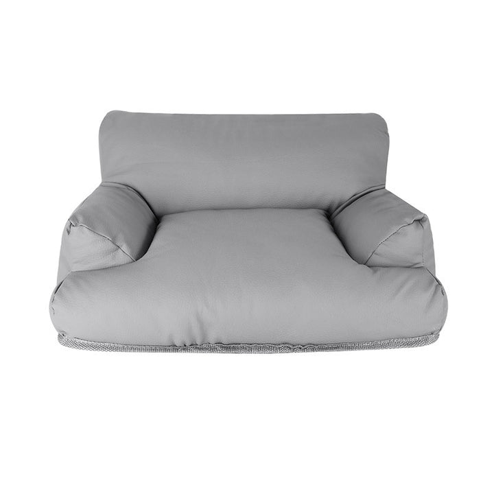 Tear-Resistant Soft Waterproof ECO PU Leather Pet Sofa Dog Bed