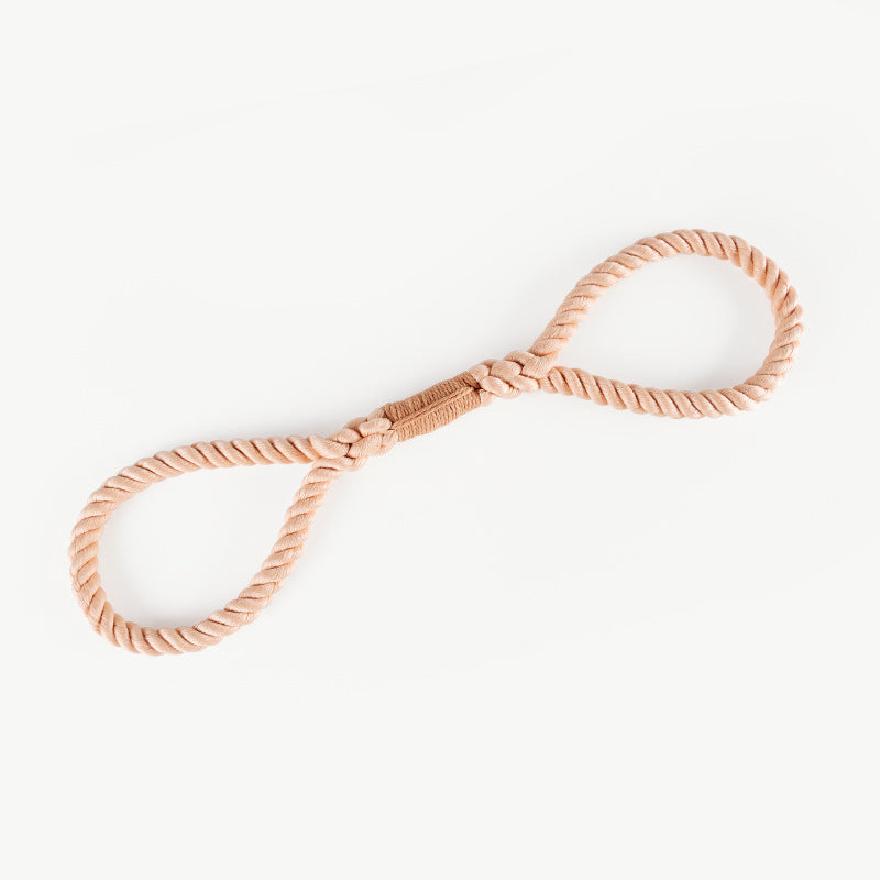 Woven Eco Cotton Nautical Knot Interactive Training Pet Chew Toy