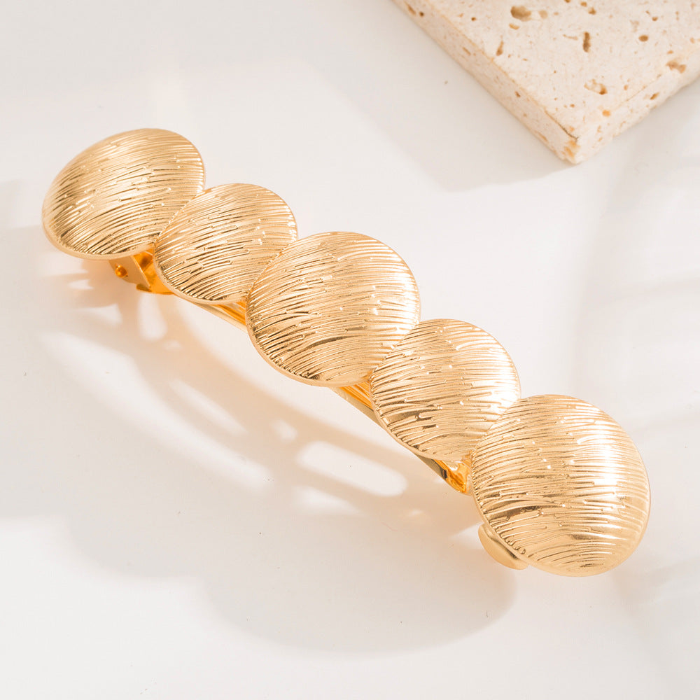 Bow Alloy Spring Ponytail Hair Clip Hair Accessories Wholesale