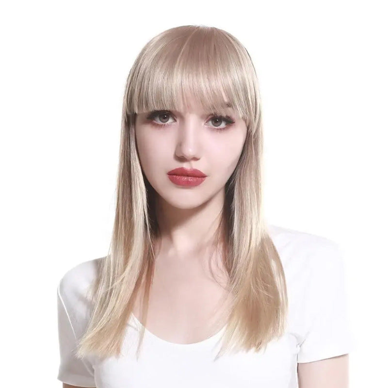 Mini Bangs Wig Invisible Seamless Wig Hair Extensions Wholesale