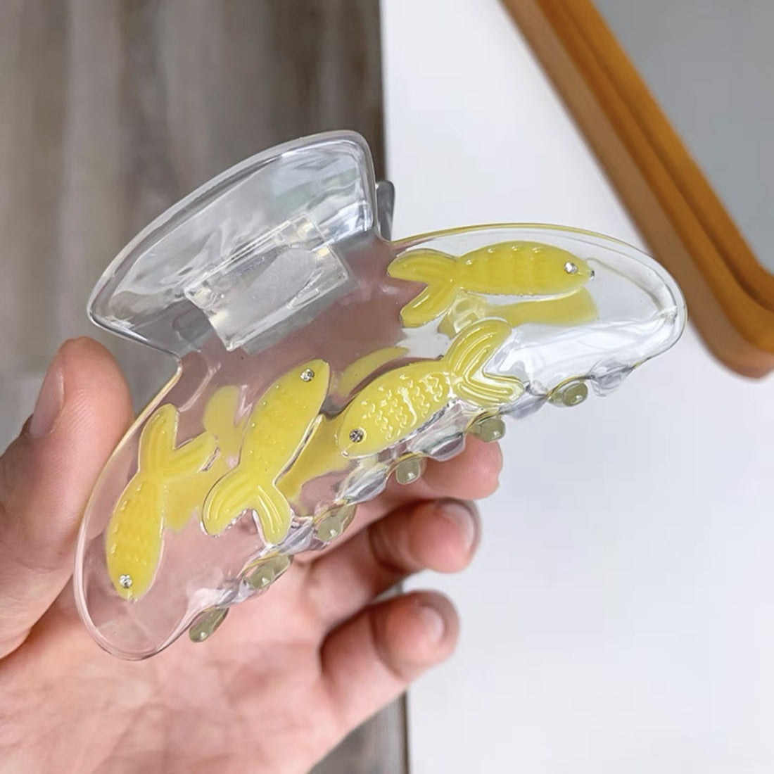 Goldfish Acetate Grab Clip Plate Hair Claw Hair Accessories Wholesale