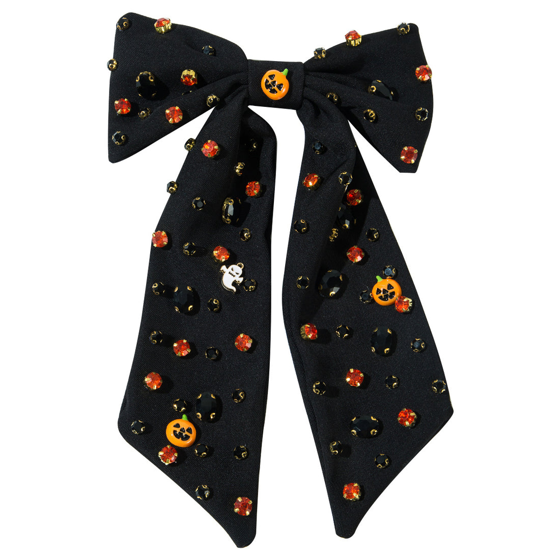 Pumpkin Ghost Fabric Bows Halloween Hair Clip Hair Accessories Wholesale