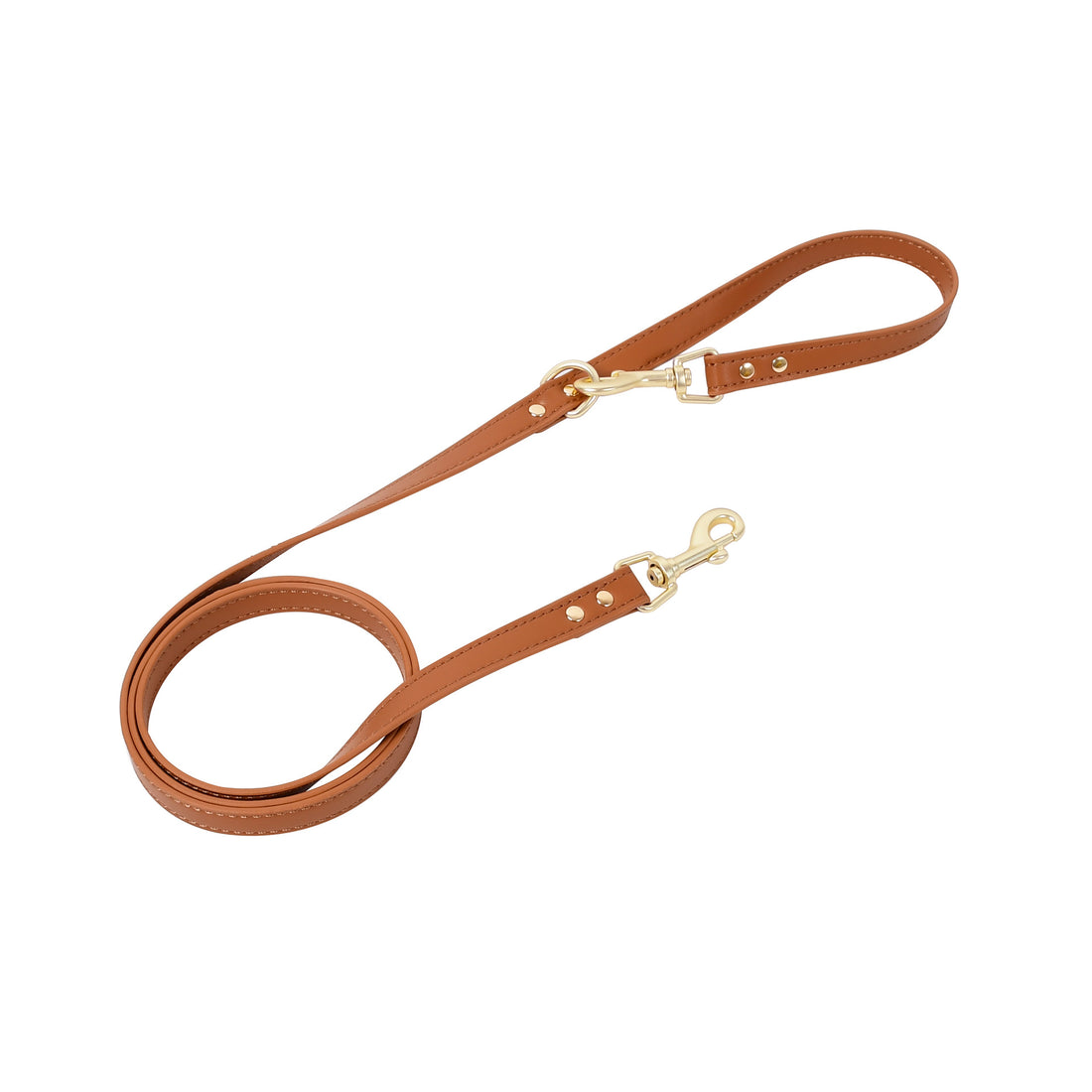 Soft Leather Comfortable No Choking Step-in Pet Harness Leash Set