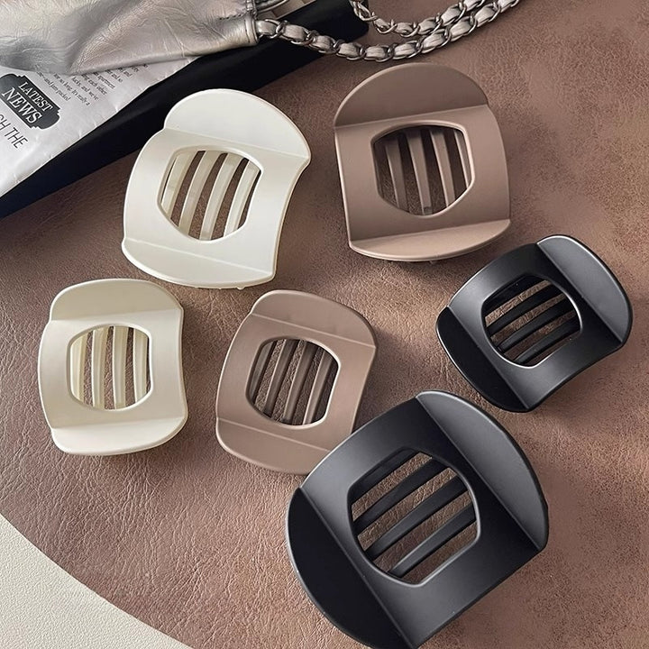 Matte Elegant Curved Duckbill Clip Hair Clip Hair Accessories Wholesale