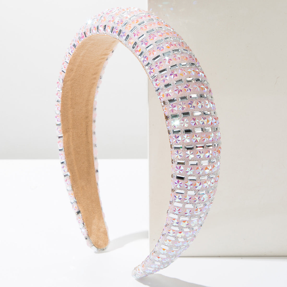Sparkling Rhinestone Glass Diamond Baroque Headband Hair Accessories Wholesale