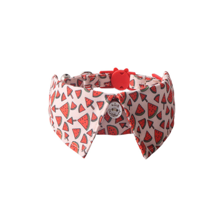 Candy Color Fruit Series Fake Collar Belt Buckle Pet Cat Collar