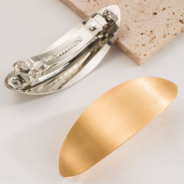Alloy Brushed Shuttle Spring Ponytail Hair Clip Hair Accessories Wholesale